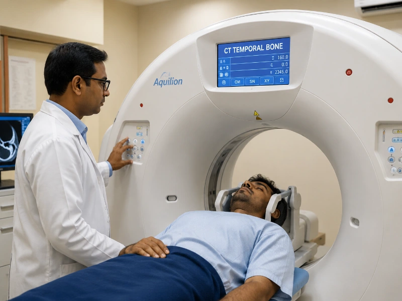 Advanced Multi-slice CT Temporal Bone Scan Imaging Technology Machine